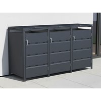 25 % billiger: StarLine 3er Mülltonnenbox Modell Stabilo 240 l