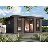 26 % billiger: WPC Gartenhütte Modell Panorama 13,44 m² 4x3m