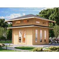 26 % billiger: Fjordholz Gartenhütte Modell Toskana 44 4x4m