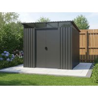 28 % billiger: Metall Gerätehaus Modell Lübeck 4,05 m² 2x2m