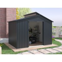 25 % billiger: Metall Gerätehaus Modell Viva 5,44 m² 3x2m