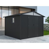 42 % billiger: Metall Gerätehaus Modell Trend 7,56 m² Anthrazit 3x2m