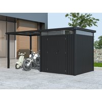 36 % billiger: Metall Gerätehaus Modell Style 4,45 m² Spar-Set 1 3x2m