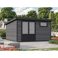 26 % billiger: WPC Gartenhütte Modell Style DeLuxe 13,70 m² 4x3m