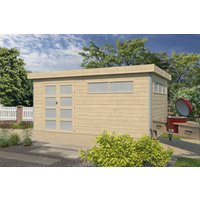26 % billiger: Gartenhütte Alu-Line Modell Kasuko-XL 6x4m