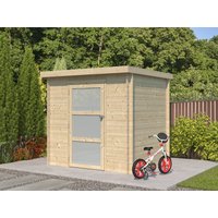 25 % billiger: Gerätehaus Modell Nyborg 3,59 m² 2x2m