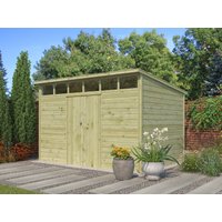 26 % billiger: Gartenhütte Modell Q-Line 8,64 m² 3x3m