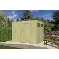 26 % billiger: Gartenhütte Modell QBV3-Line 5,90 m² 3x2m
