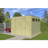 26 % billiger: Gartenhütte Modell QBV-Line 8,88 m² 3x3m