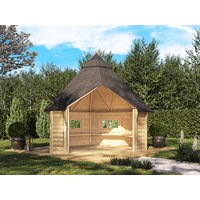 26 % billiger: Fjordholz Grillhaus Modell Emil 9 m² 3x3m