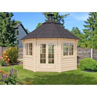 26 % billiger: Fjordholz 8-Eck Grillpavillon Modell Gunnar 12m² 4x3m