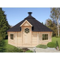 26 % billiger: Fjordholz 8-Eck Grillkota Modell Nils 17 m² 5x4m