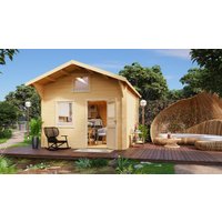 26 % billiger: Fjordholz Satteldach Gartenhütte Modell Sönke 44 B 4x3m