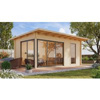 26 % billiger: Fjordholz Gartenhütte Modell Starla 44 F 6x4m