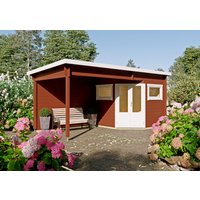 26 % billiger: Fjordholz 5-Eck Gartenhütte Modell Leva 2C 6x3m