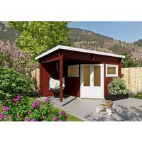 26 % billiger: Fjordholz 5-Eck Gartenhütte Modell Leva 2B 5x3m