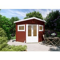 26 % billiger: Fjordholz 5-Eck Gartenhütte Modell Leva 2A 3x3m