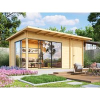 26 % billiger: Fjordholz Gartenhütte Modell Starla 70 B Premium 6x4m