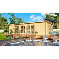 26 % billiger: Fjordholz Gartenhütte Modell Game Room 44 10x4m